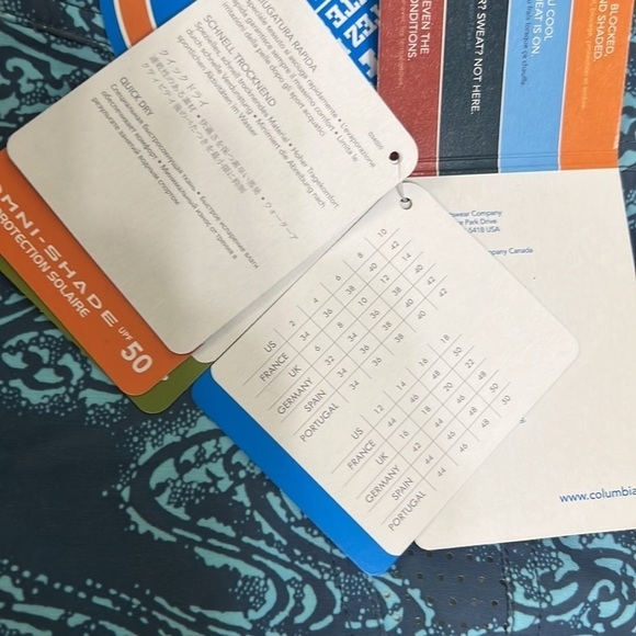 NWT Columbia Drainmaker Swim Board Shorts Aqua Windy Waters Print size 6 - Picture 11 of 16